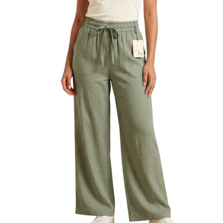 PANTALONE DONNA A PALAZZO FLORA YV2309 FLORA